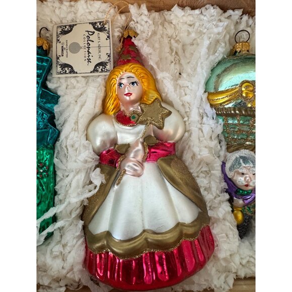 Kurt S. Adler Polonaise Wizard Of Oz Ornament Set Hand-Crafted Wooden Boxed - Picture 4 of 11